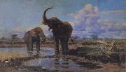 unknow artist Elephant painting